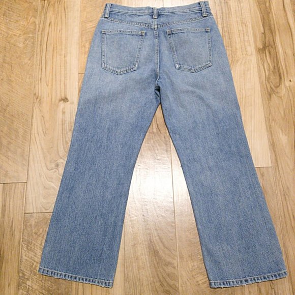 Current/Elliott Blue Jeans Womens 28 Vanessa Crop Straight Leg High Rise 31x26 - Picture 7 of 12